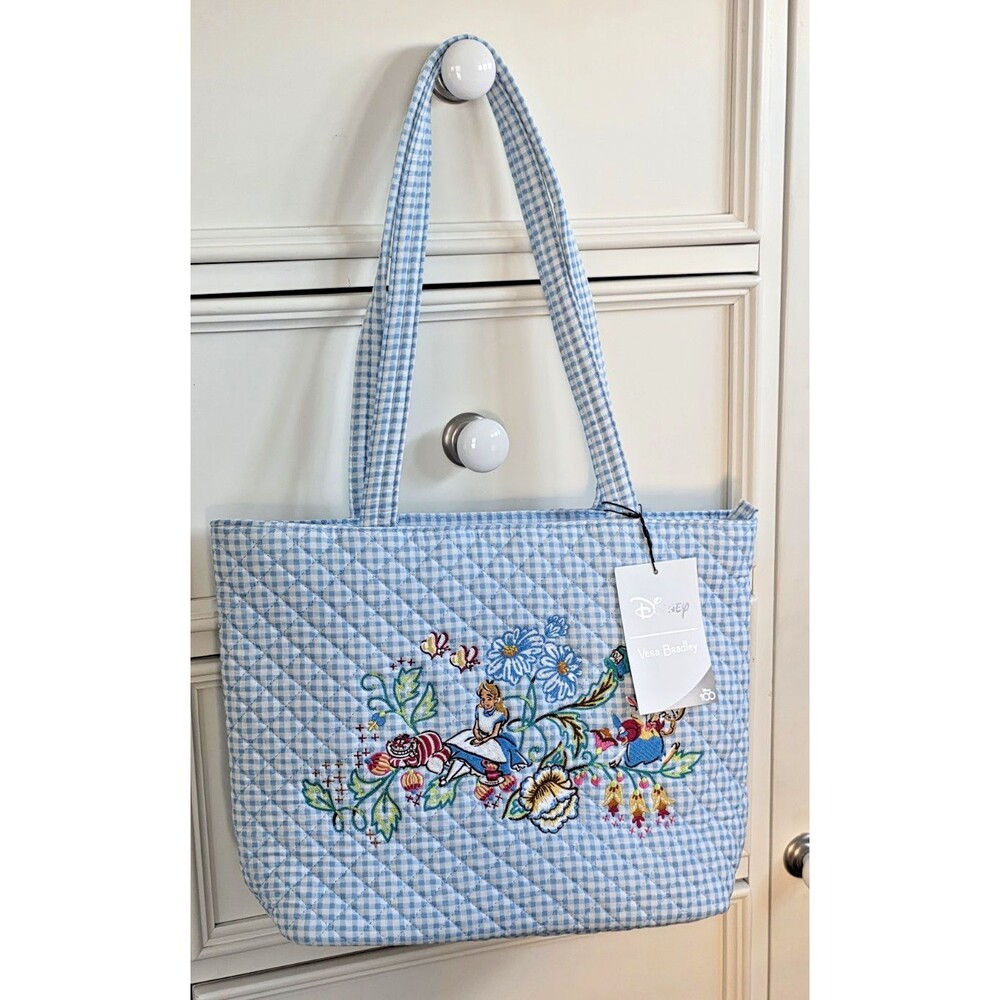 Vera Bradley Disney Small Tote Shoulder Bag ALICE IN WONDERLAND ~ NWT - Picture 3 of 11